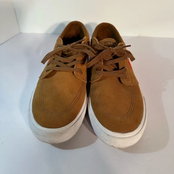 Nike SB Zoom Janoski RM Skate Shoe Men’s 10 Brown Suede Red Swoosh AQ7475-204 - Picture 4 of 15